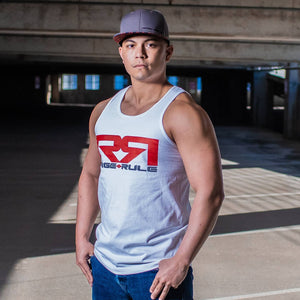 RED/GRAY RR- WHITE TANK