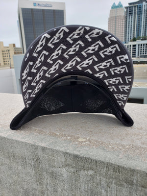 WHITE/GRAY RR TRUCKER HAT