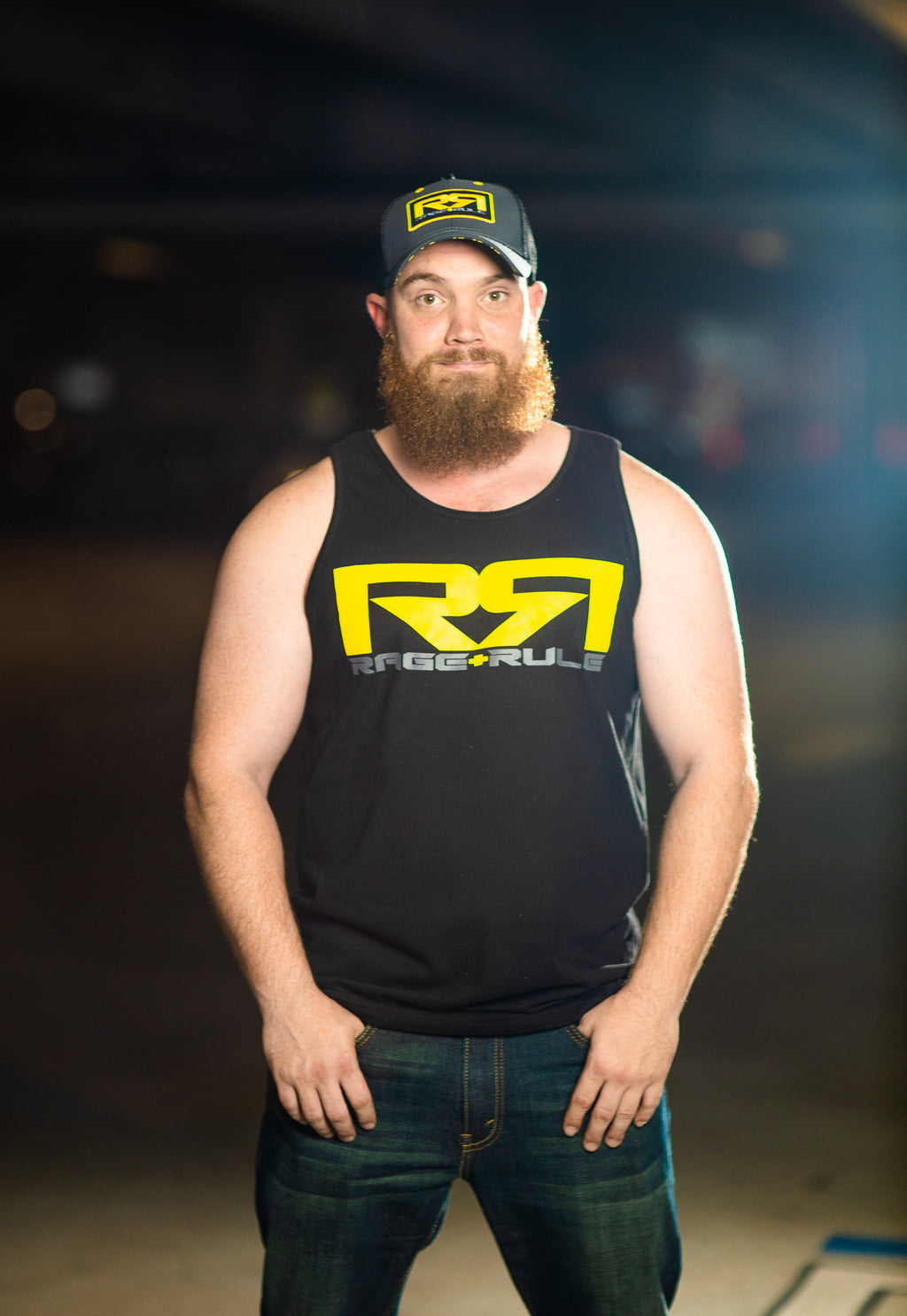 YELLOW/GRAY RR- BLACK TANK