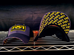 YELLOW/GRAY RR TRUCKER HAT