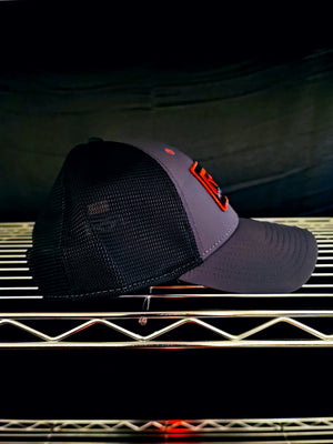 RED/GRAY RR TRUCKER HAT